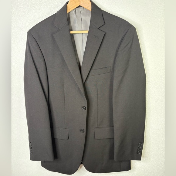 Wilke Rodriguez Black Suit Blazer 38R - Picture 1 of 7